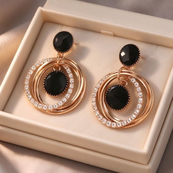 zinc Needle Earrings